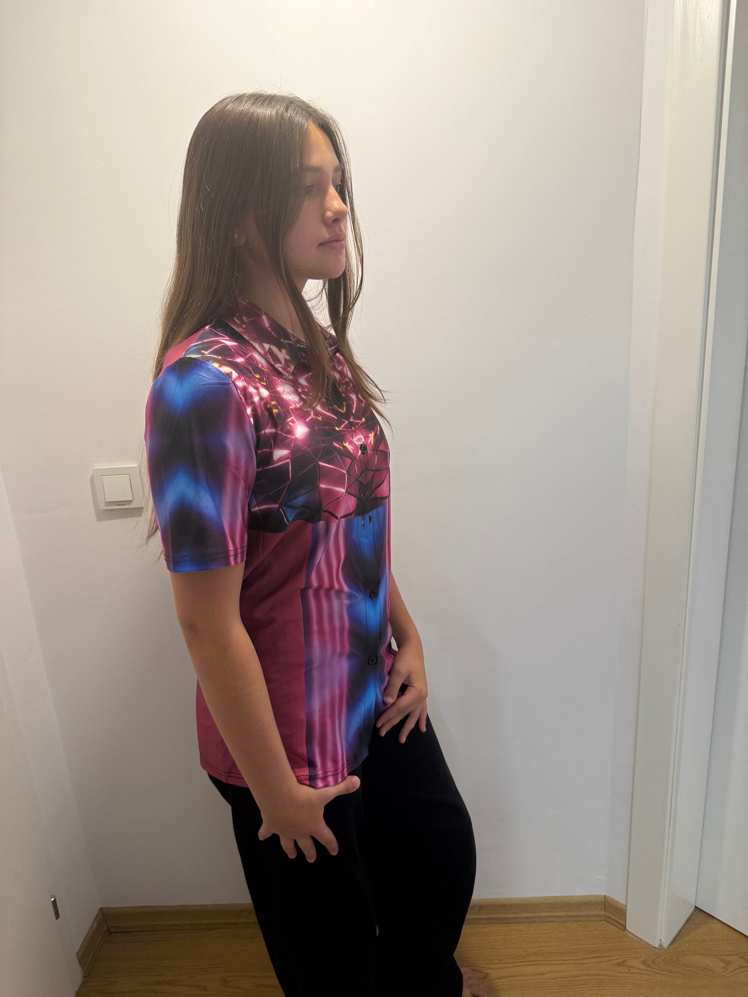Pink Cube,Casual shirt,Short sleeve for Women