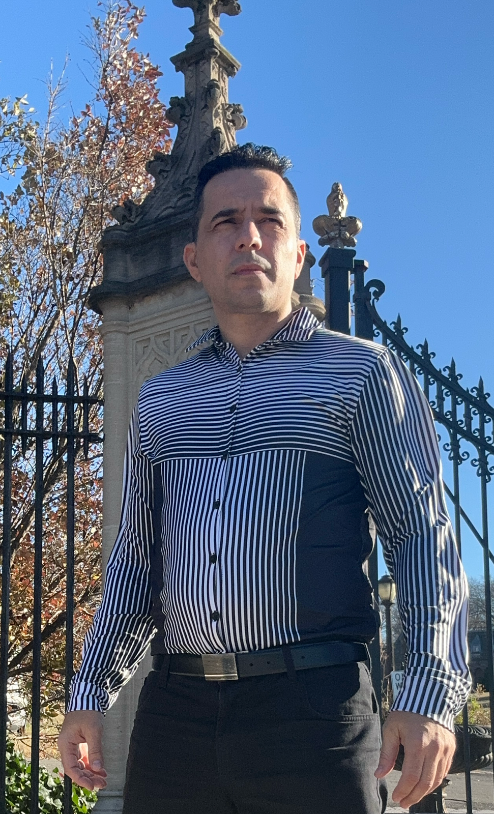 Line 3D,Casual shirt,Long sleeve for men