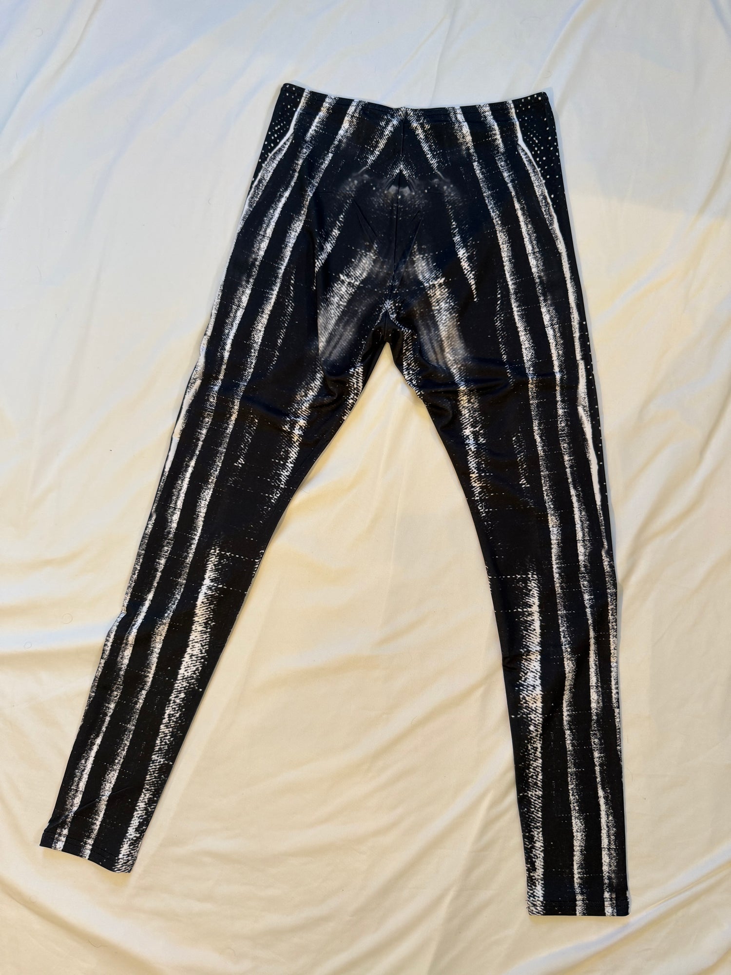 Black tie dye jeans pattern,Women&