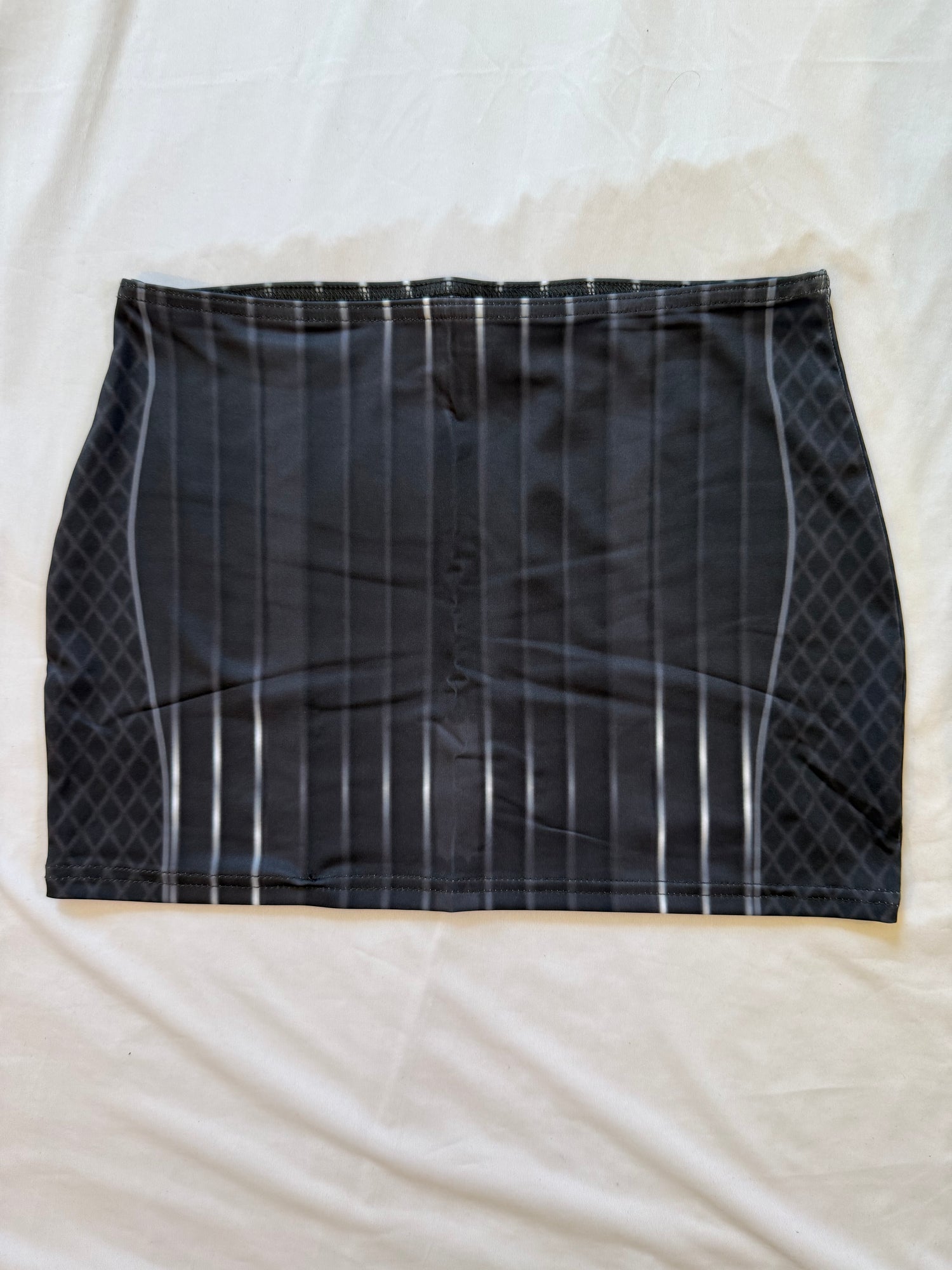 Silver Line,Lower-Waist Mini Skirt for Women - Elegant Office Wear