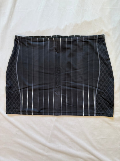 Silver Line,Lower-Waist Mini Skirt for Women - Elegant Office Wear