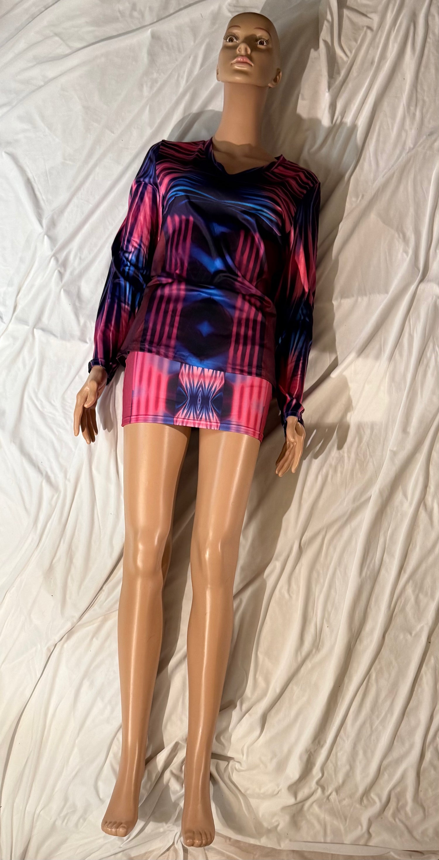 Pink Power,Vibrant Geometric Women&
