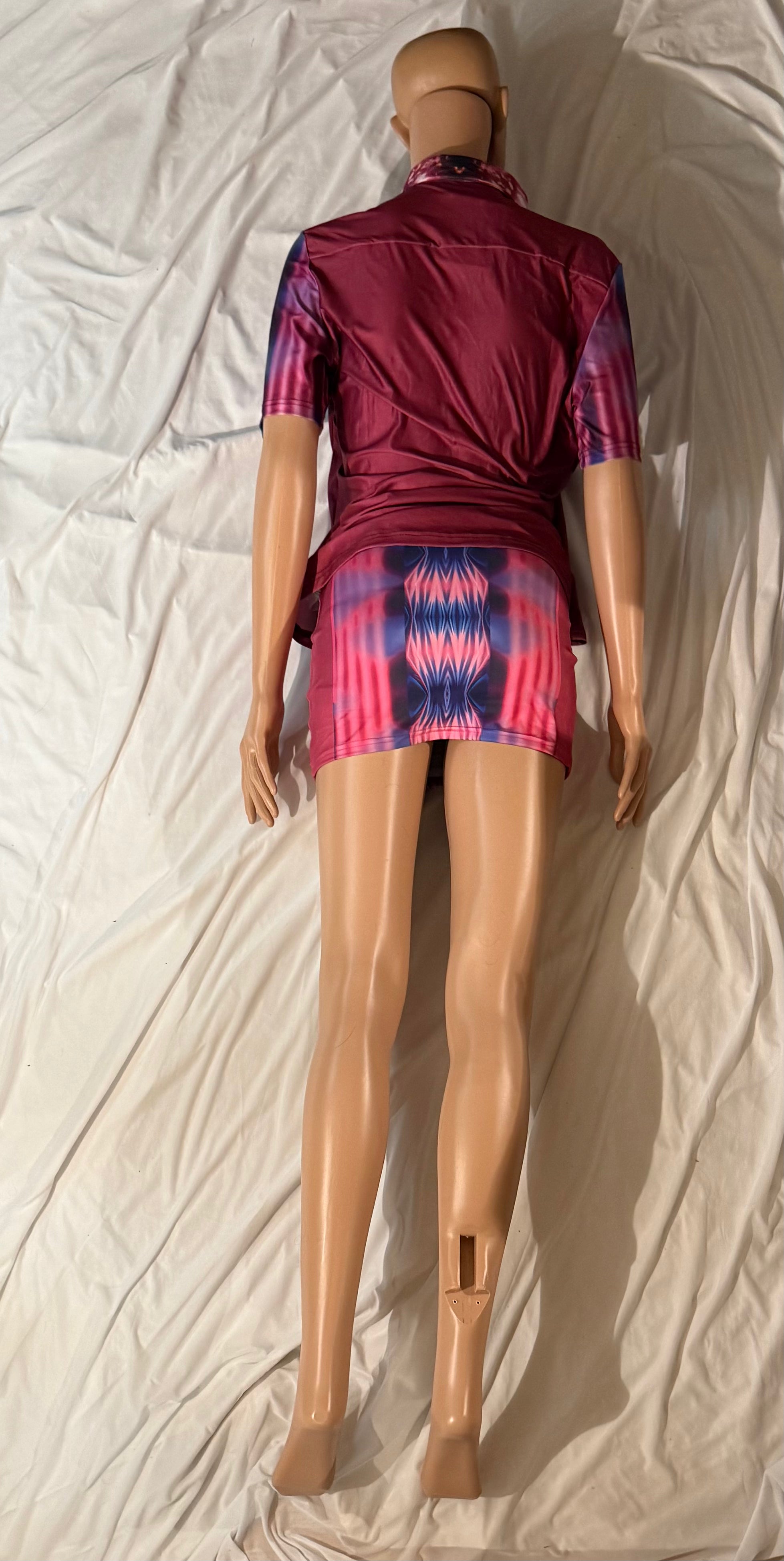 Pink Power,Vibrant Geometric Women&