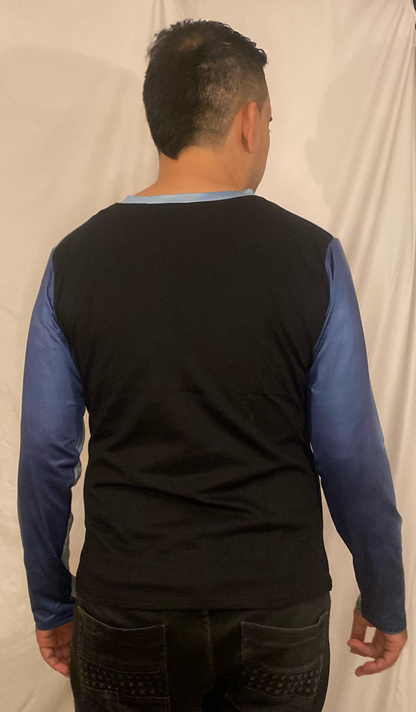 B Lit Clothing NY Style V-Neck Long Sleeve for Men