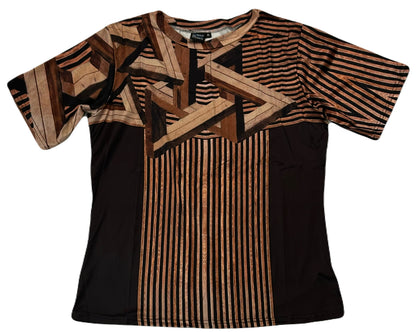 Wood,O-neck,Short sleeve for men