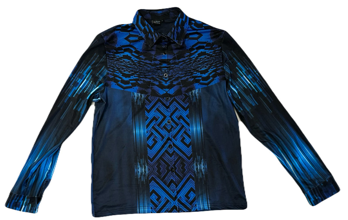 Prism Cobalt Long Sleeve Tee — Men&