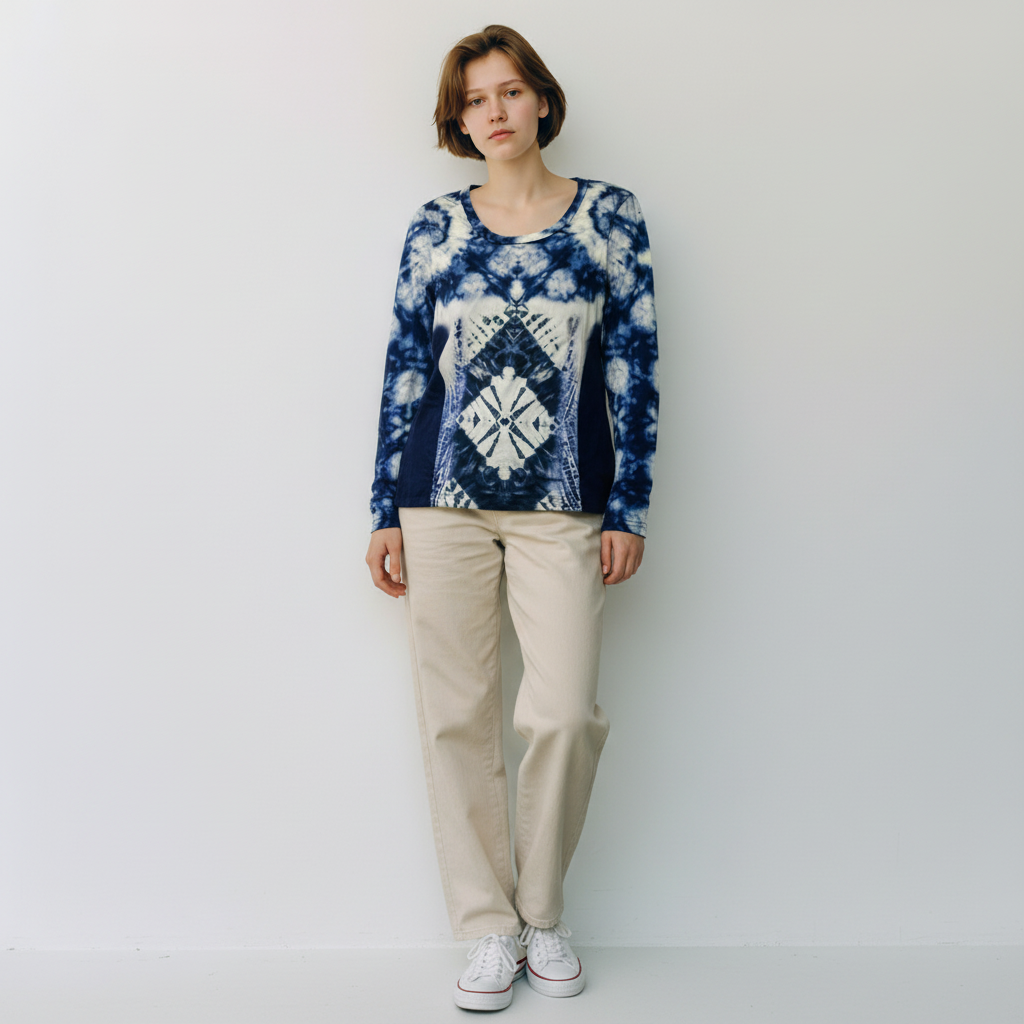 Prism Wash Long Sleeve Tee — Women&