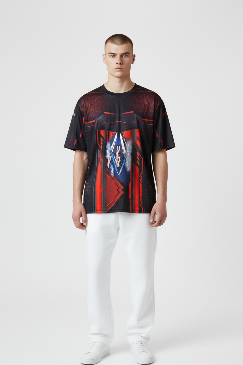 Circuit Crimson Tee — Men&