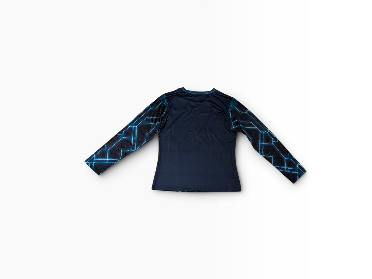 Penthouse Teal Long Sleeve Tee — Men&