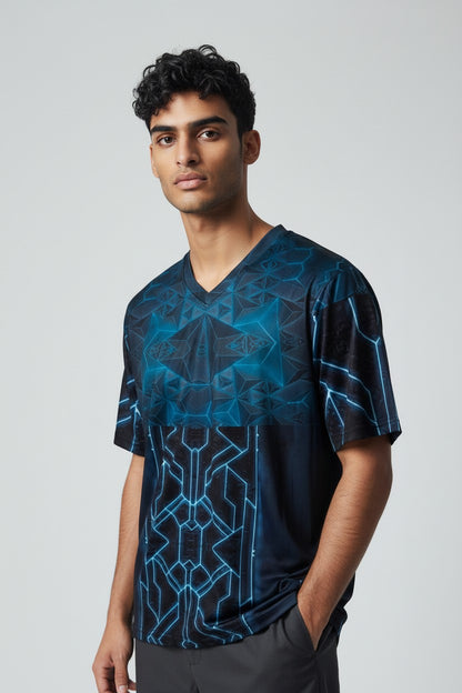 Penthouse Teal Tee — Men&