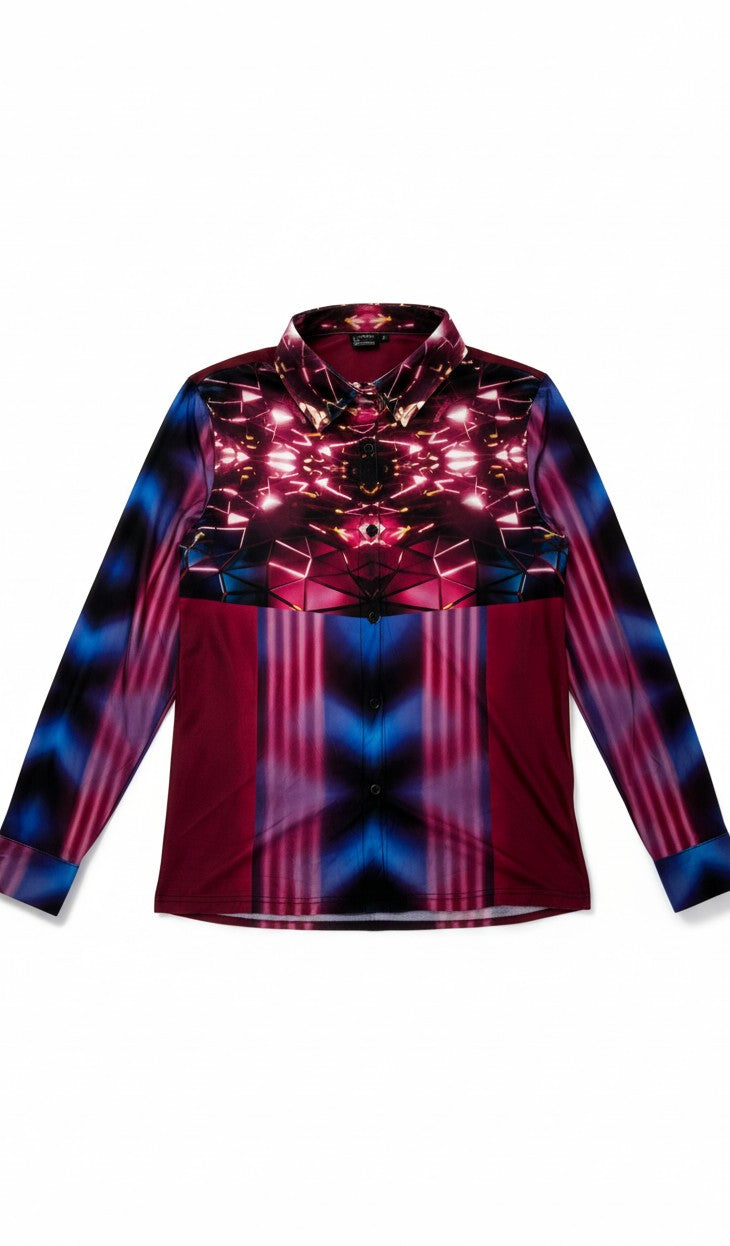 Prism Rose Long Sleeve Tee — Women&