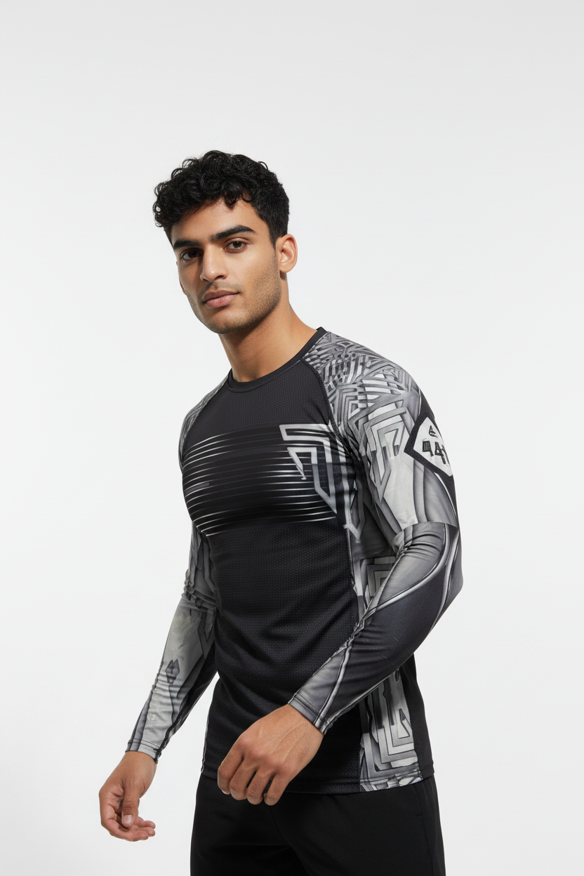 Penthouse Chrome Long Sleeve Tee — Men&