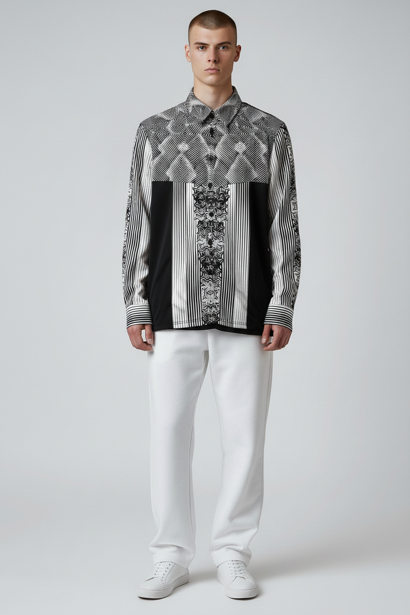 Prism Chrome Long Sleeve Tee — Men&
